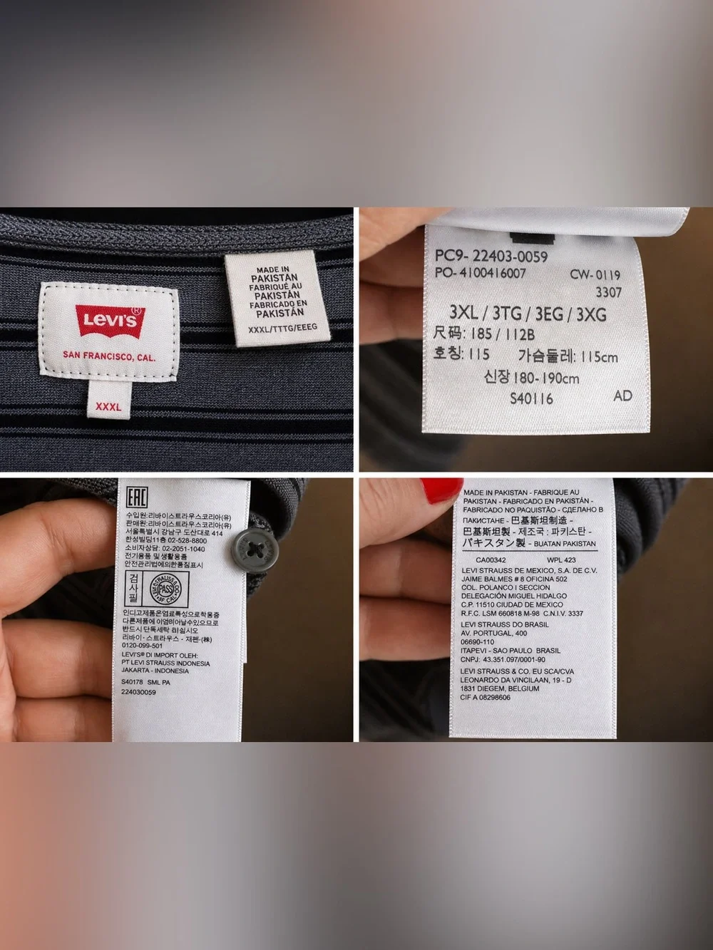 Levis levi striped